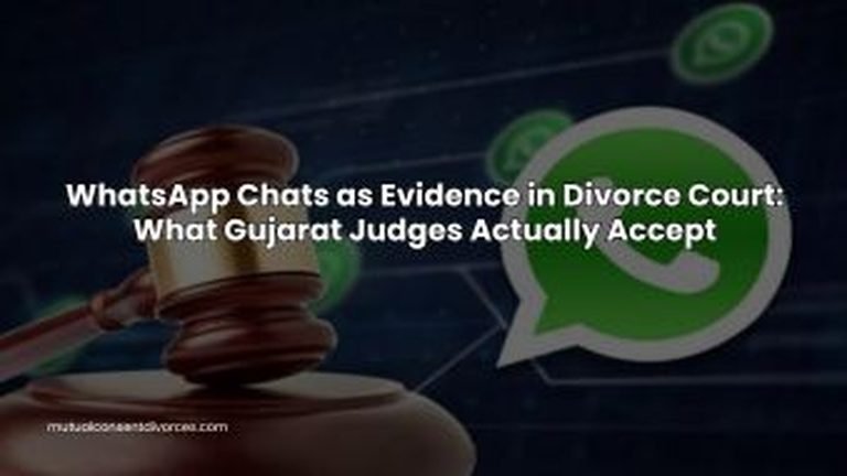 WhatsApp Chats as Evidence in Divorce Court: What Gujarat Judges Actually Accept